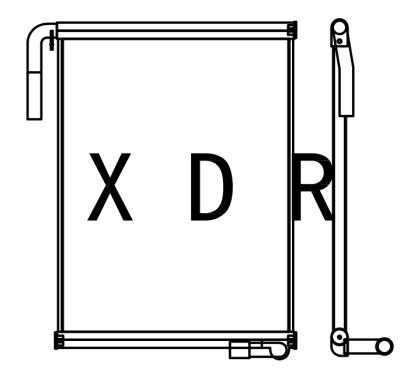 Hydraulic Oil cooler For Kobelco200-6