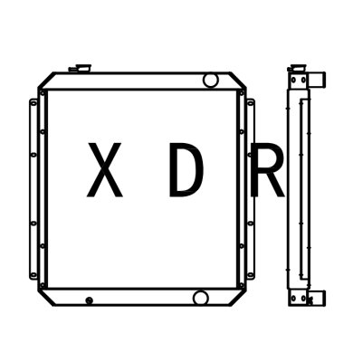 Radiator For HItachi200-2