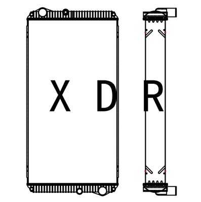 Radiator for YXC986H 
