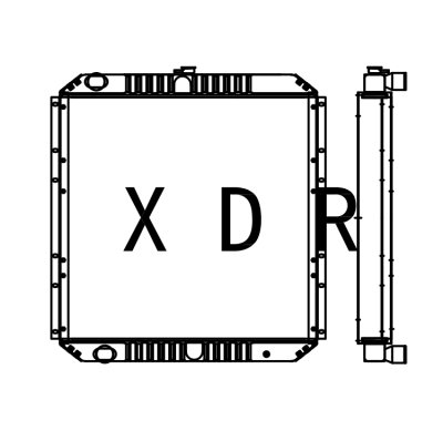 Hitachi330-3G Radiator 