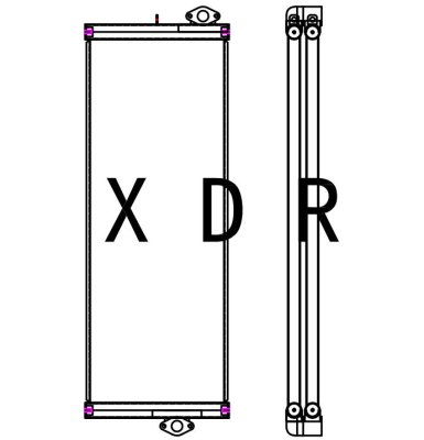 Oil Cooler for Excavator Kobelco380