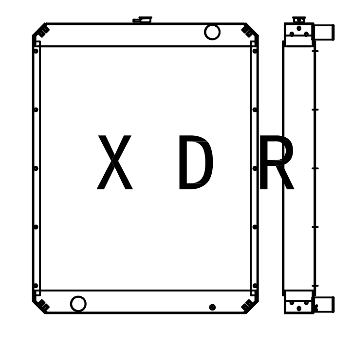 Replacement Water Radiator For Kato 1430