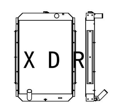 Water Radiator Compatible With Hyundai2900