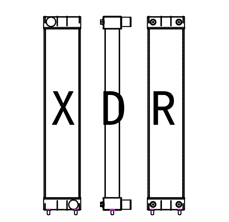 Radiator For Hitachi360-5A