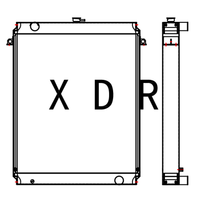 Water Radiator For Kobelco200SE