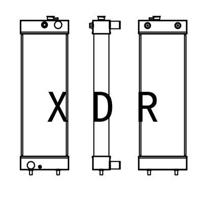 Water Radiator Compatible With Kobelco210-8 Excavator ● Water radiator is an all aluminum plate-fin heat exchanger, designed as an exact fit, OEM replacement for excavators with famous brands in the world.. ● It is built using our most durable heat exchanger design that is capable of withstanding tremendous heat and pressure. Plate-fin heat exchanger, under higher pressure. ● Our radiators are made of high-quality aluminum, which improves heat dissipation efficiency and ensures that your equipment works nor