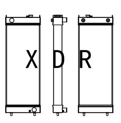 caterpillar YXC320D radiator
