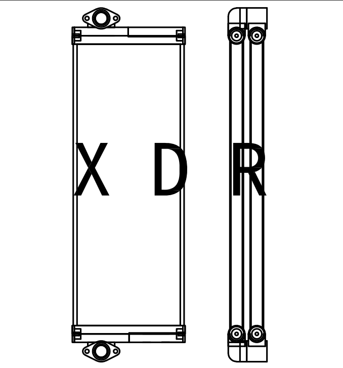 Oil Cooler for Excavator Kobelco200-8 super8