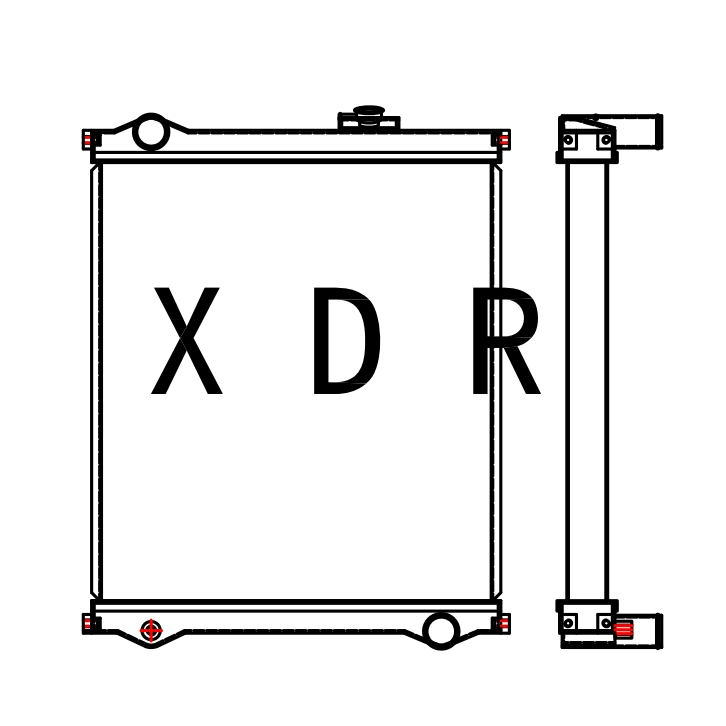 YXC155 New Model  radiator