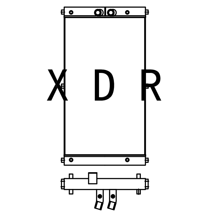Hydraulic Oil Radiator for Excavator Hyundai265-7