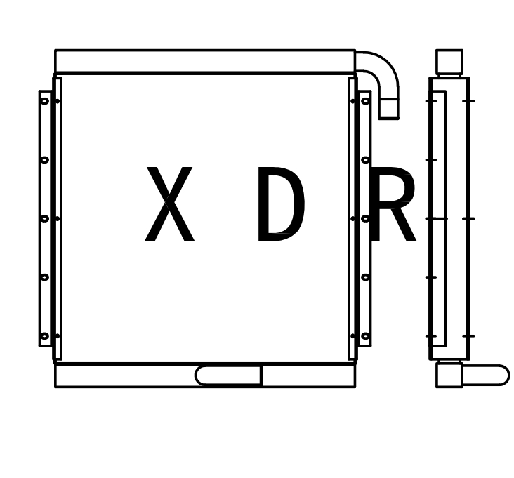 Kato  700-7 radiator 