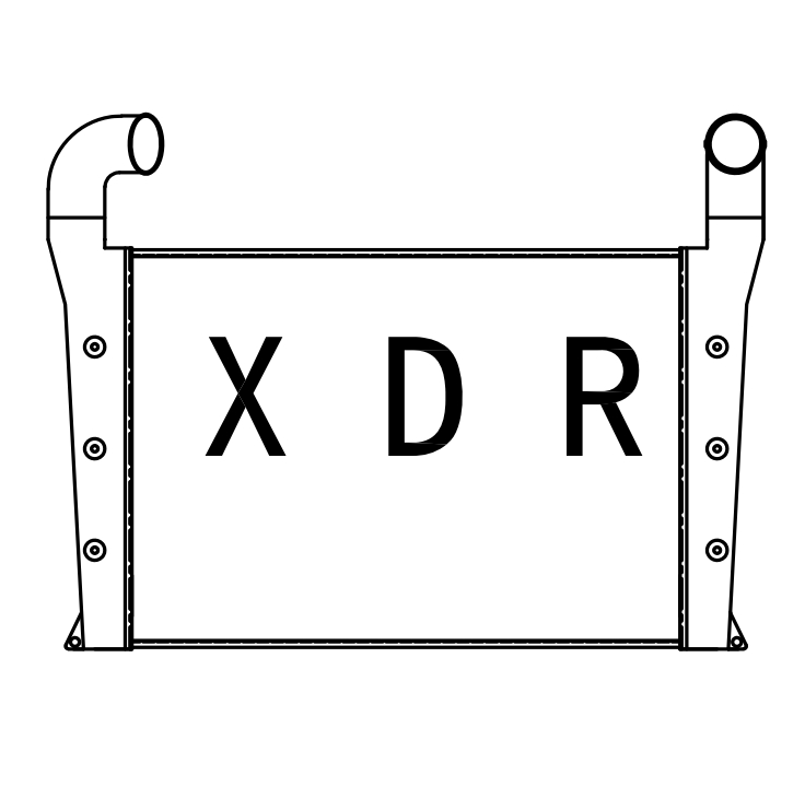 Air Radiator for Excavator Hitachi 670
