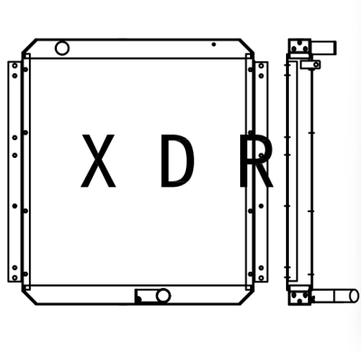 Radiador de água para Volvo 210B