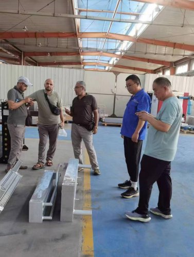 Xiangdeirui Aluminum Absorber Factory Welcomes Customers to Tour and Experience Advanced Equipment
