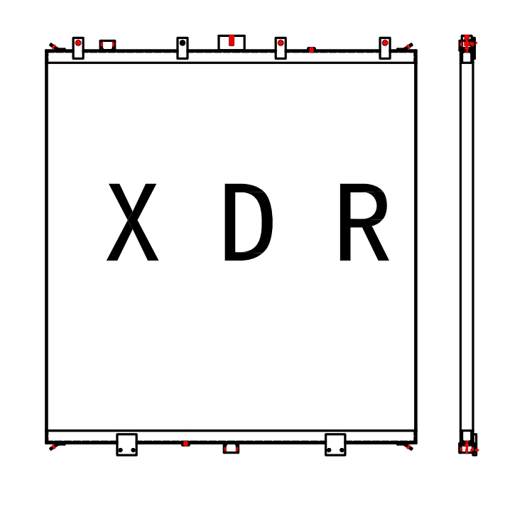 Гидравлический масляный радиатор для Caterpillar 988F