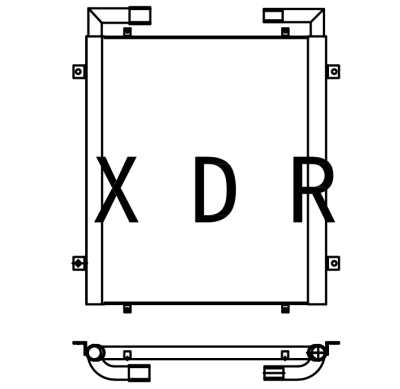 Hydraulic Oil Cooler For Kobelco200-6E