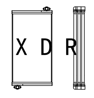 Oil Cooler For Kobelco460-8