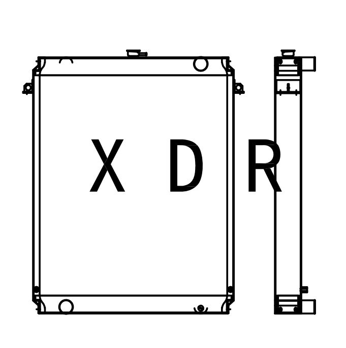 Air Radiator Compatible With Kobelco200-6E