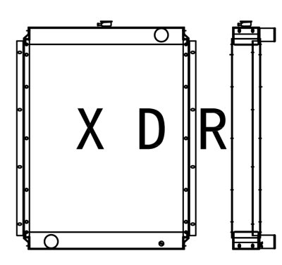 Water Radiator For Kobelco220-3