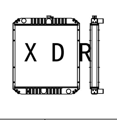 YXC320B2 water radiator