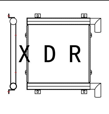  Hydraulic Oil Cooler for Caterpillar 308C Excavator 