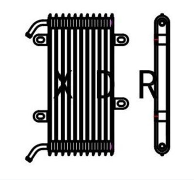 radiator for Shinko Steel 130-8