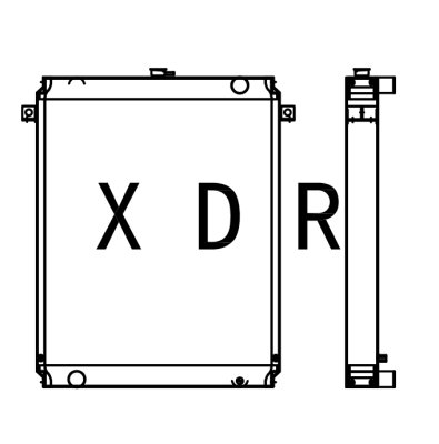 Water Radiator For Kobelco200-7