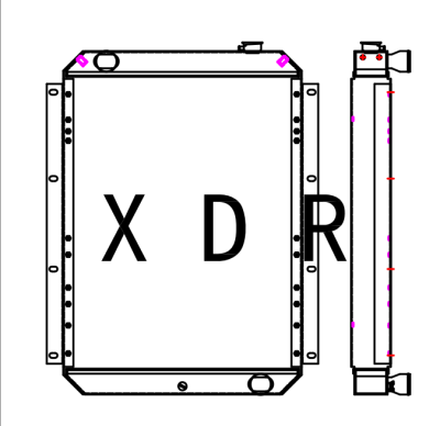 Water Radiator For Kobelco120-5/120-3