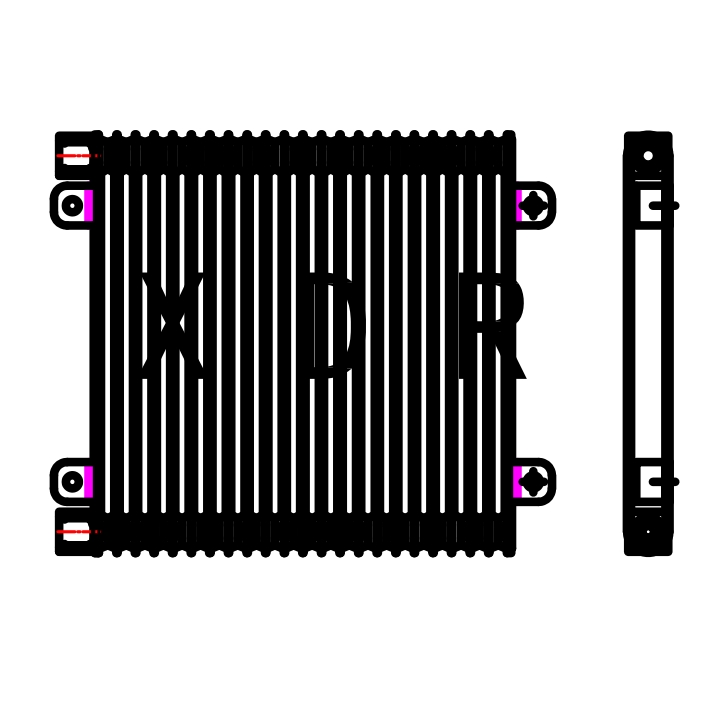Komatsu650-8 radiator