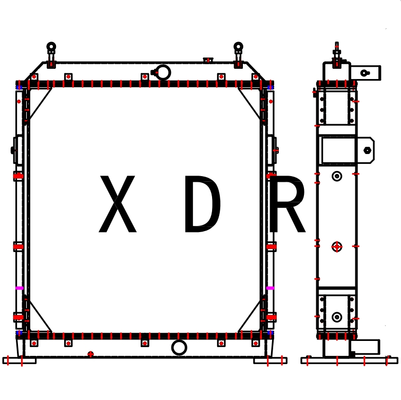 YXC390D Radiator