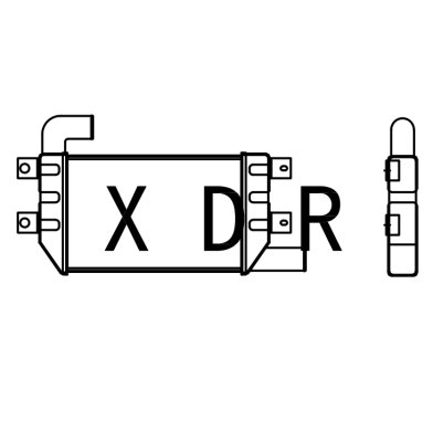 radiator forCAT 320C