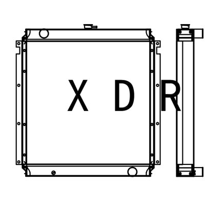 Water Radiator for YXC320A