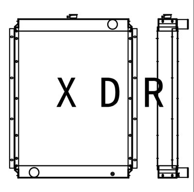 Water Radiator For Kobelco210-8 Excavator