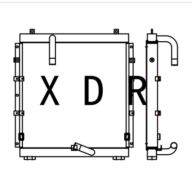 Radiator For Kobelco200-3