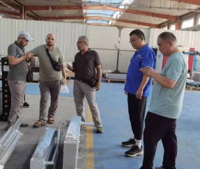 Xiangdeirui Aluminum Absorber Factory Welcomes Customers to Tour and Experience Advanced Equipment