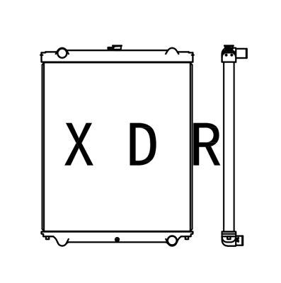 Radiator For Hitachi 330-6