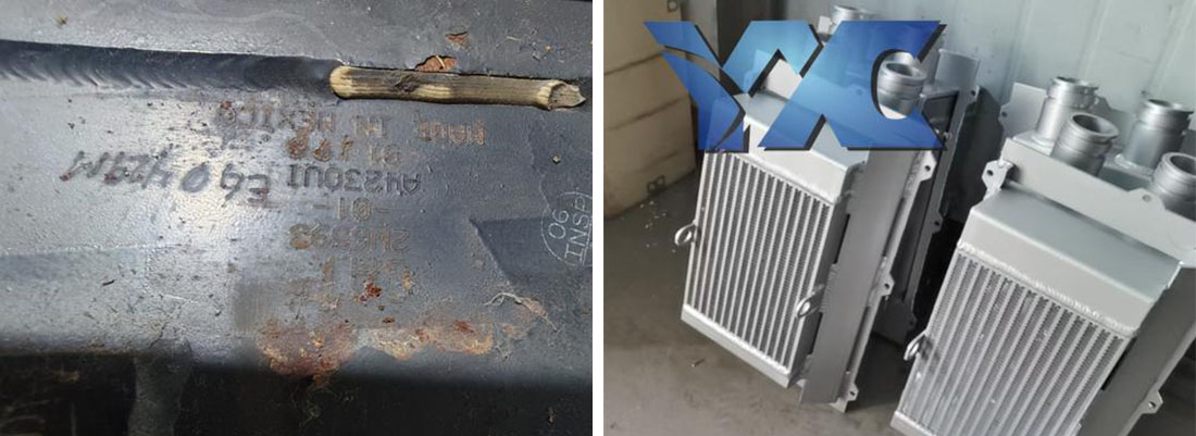 Bulldozer Air Cooling Radiator