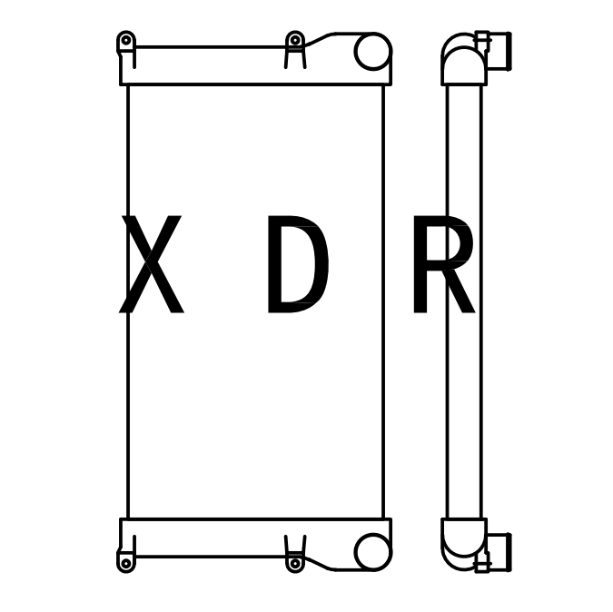 Radiator for Excavator Hitachi 360-6
