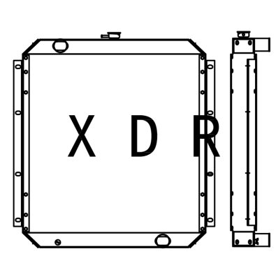 Radiator For HItachi120-5