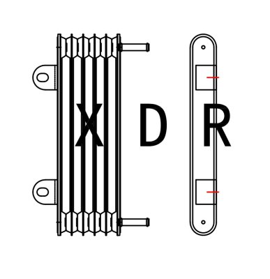 Volvo210D diesel radiator 