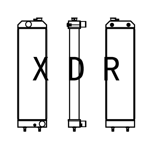YXC313D2 Water radiator