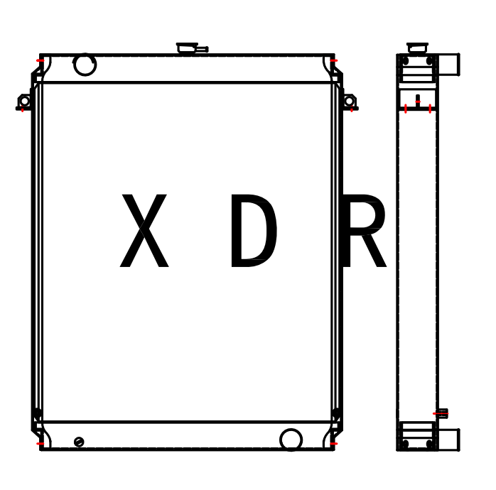 Water Radiator For Kobelco200SE