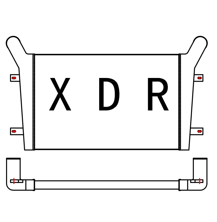 Air Radiator for Caterpillar 390D