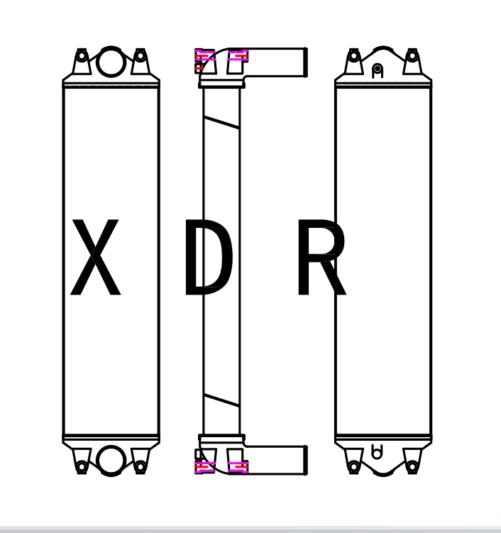 Air Radiator for Caterpillar Excavator 336GC