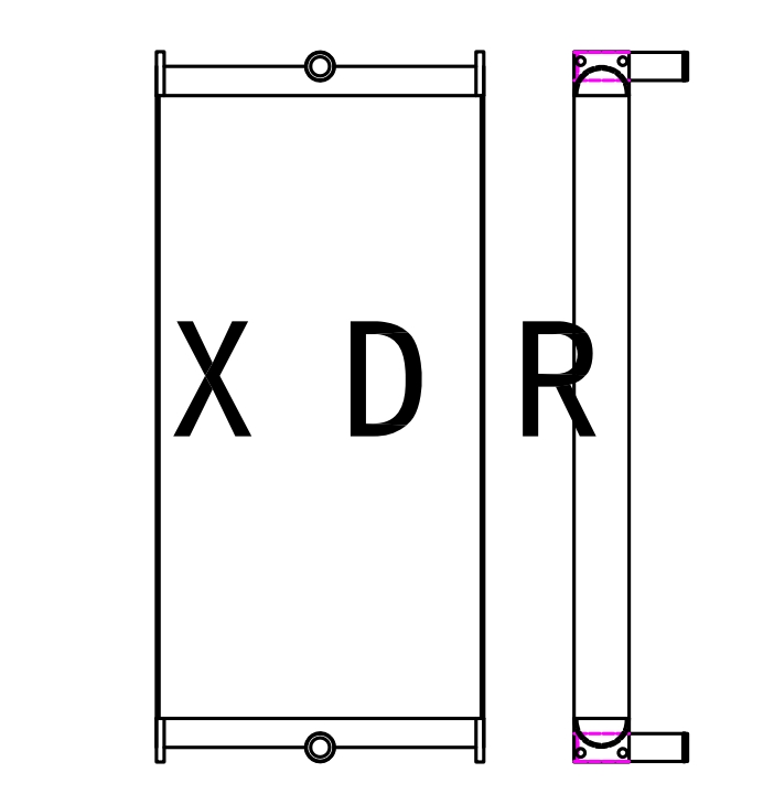 Hydraulic oil radiator for Caterpillar excavator 320D New Model