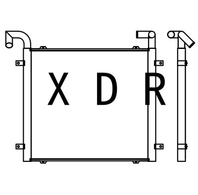 Hydraulic Oil Radiator for Caterpillar 320C