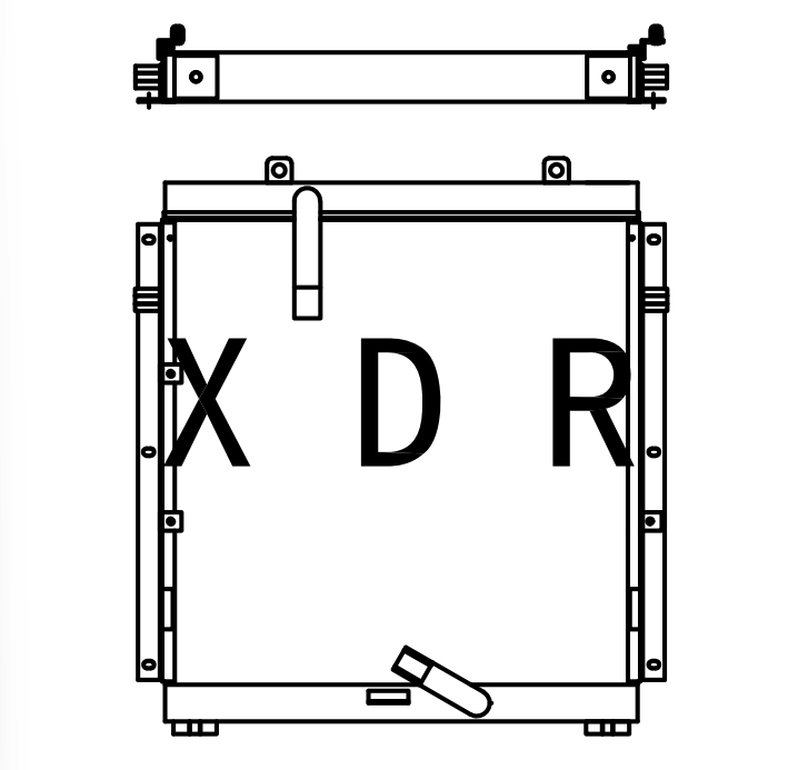 Hydraulic Oil radiator For Kobelco200-1