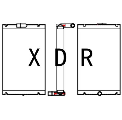 Hydraulic Oil Cooler Used For Caterpillar320DX