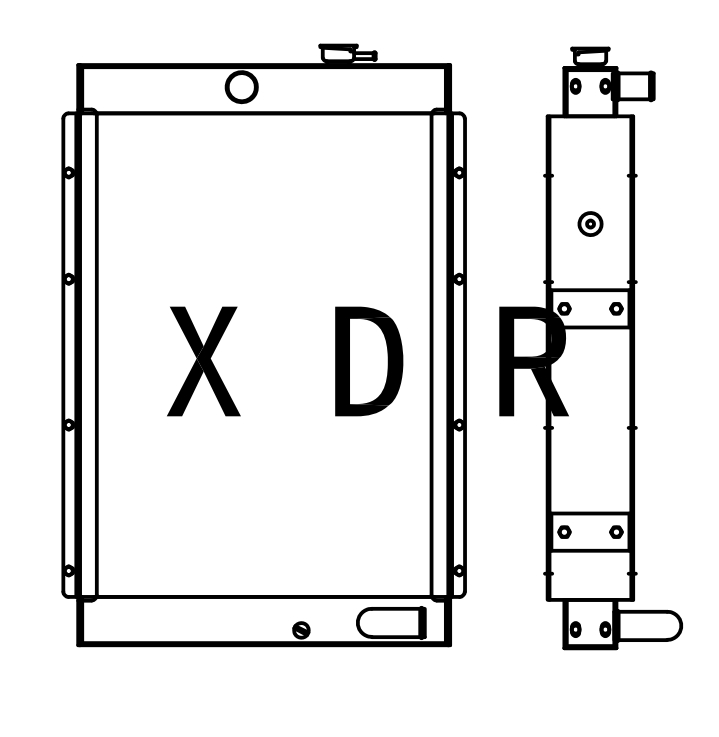 YXC60 Radiator in China。