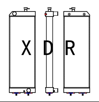 Water Radiator for Caterpillar318 